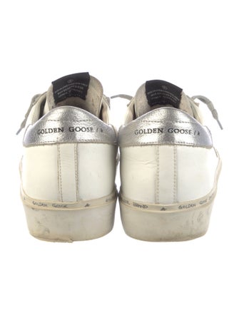 Golden Goose Leather Distressed Accents Sneakers
