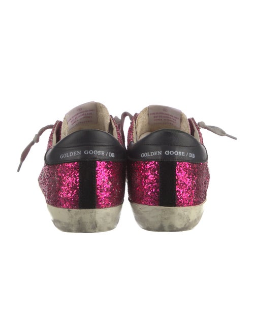 Golden Goose Glitter Printed Sneakers
