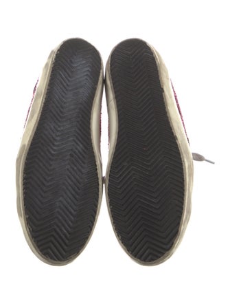 Golden Goose Glitter Printed Sneakers