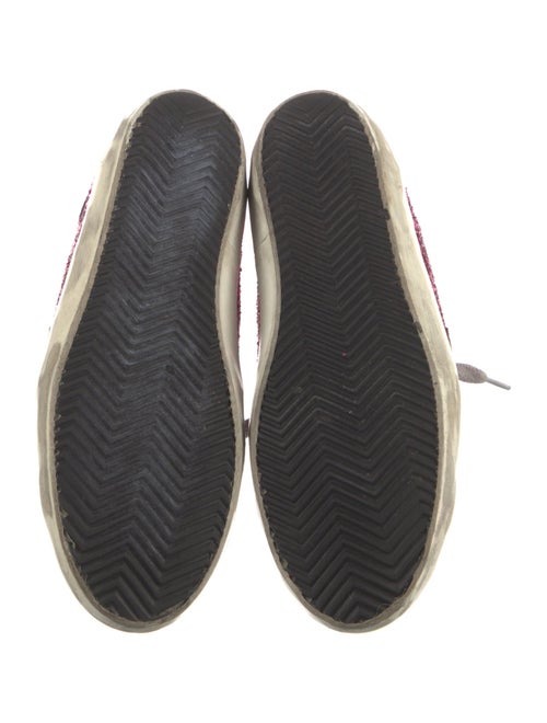 Golden Goose Glitter Printed Sneakers
