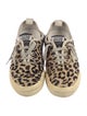 Golden Goose Ponyhair Animal Print Sneakers