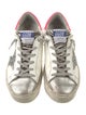 Golden Goose Leather Printed Sneakers