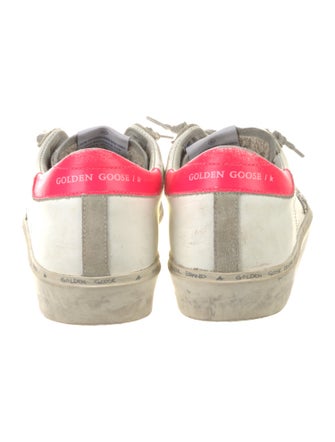 Golden Goose Leather Printed Sneakers