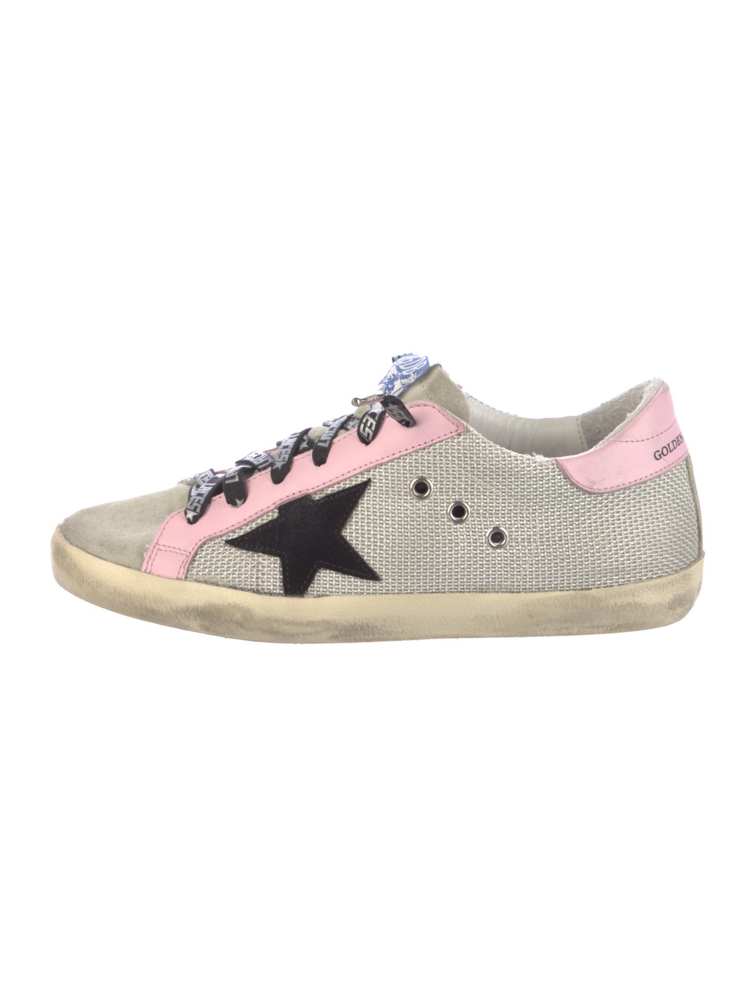 Golden Goose Suede Printed Sneakers
