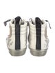 Golden Goose Leather Printed Sneakers