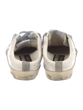 Golden Goose Leather Colorblock Pattern Sneakers