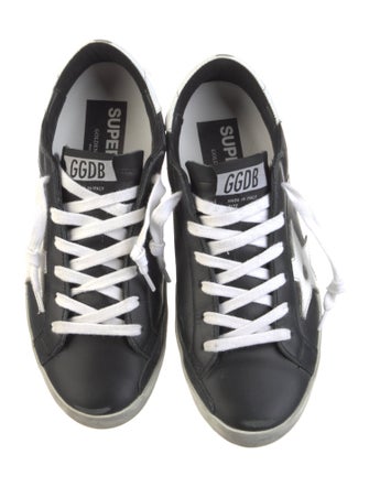 Golden Goose Leather Distressed Accents Sneakers