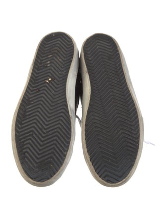 Golden Goose Leather Distressed Accents Sneakers