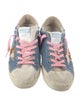 Golden Goose Denim Colorblock Pattern Sneakers