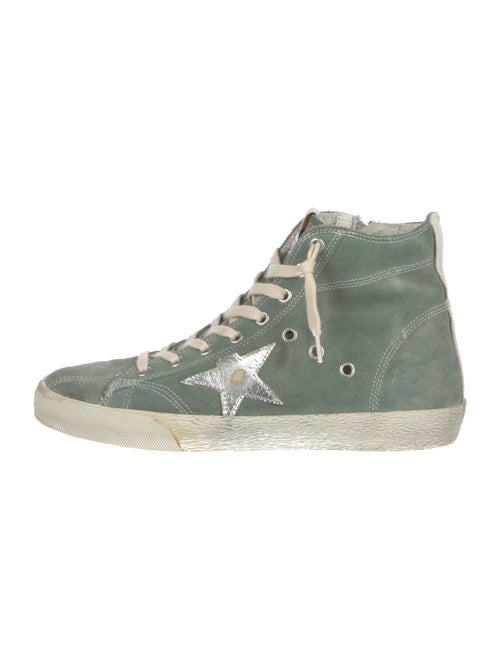 Golden Goose Suede Distressed Accents Sneakers