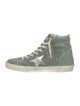 Golden Goose Suede Distressed Accents Sneakers
