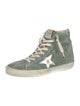 Golden Goose Suede Distressed Accents Sneakers