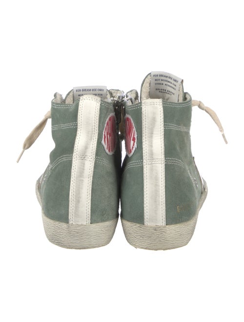 Golden Goose Suede Distressed Accents Sneakers