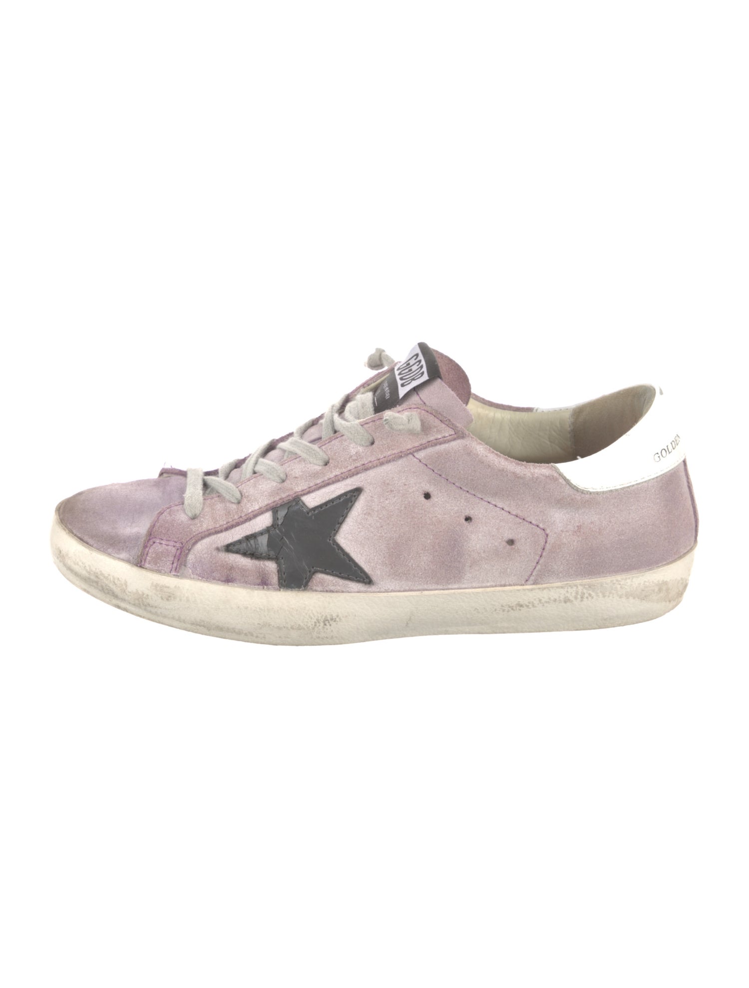 Golden Goose Suede Printed Sneakers