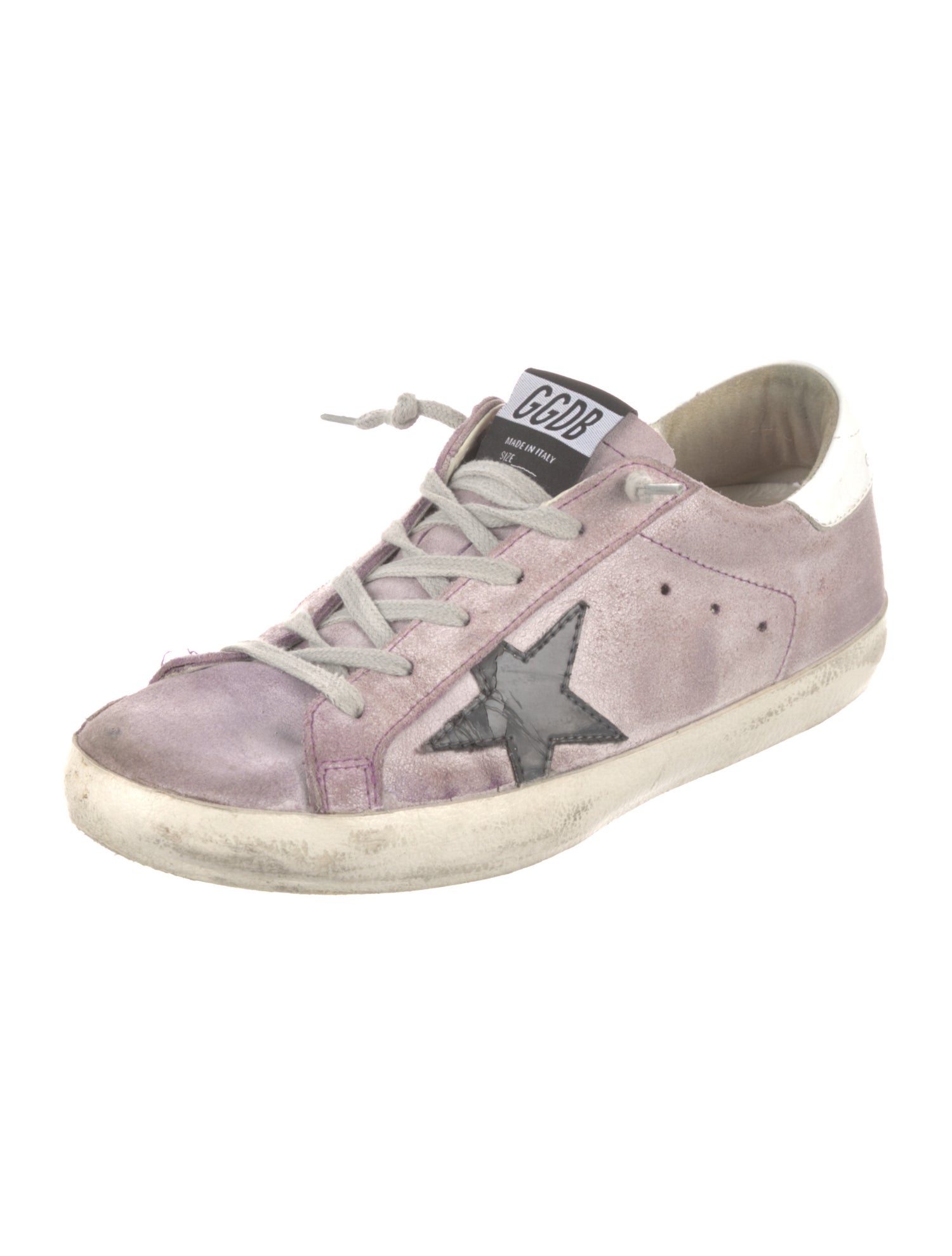 Golden Goose Suede Printed Sneakers