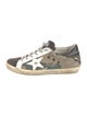 Golden Goose Canvas Printed Sneakers