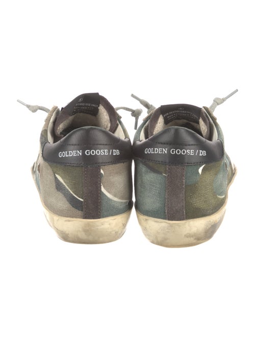 Golden Goose Canvas Printed Sneakers