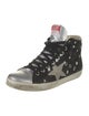 Golden Goose Canvas Colorblock Pattern Sneakers
