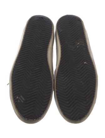 Golden Goose Leather Printed Sneakers