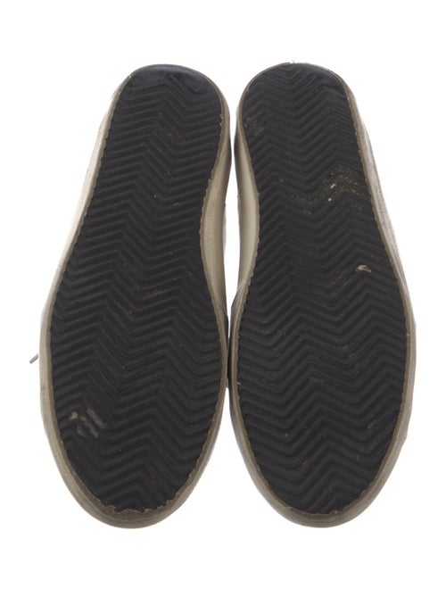 Golden Goose Leather Printed Sneakers