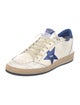 Golden Goose Leather Printed Sneakers