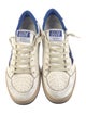Golden Goose Leather Printed Sneakers