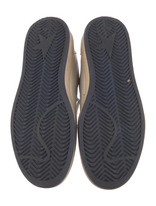 Golden Goose Leather Printed Sneakers