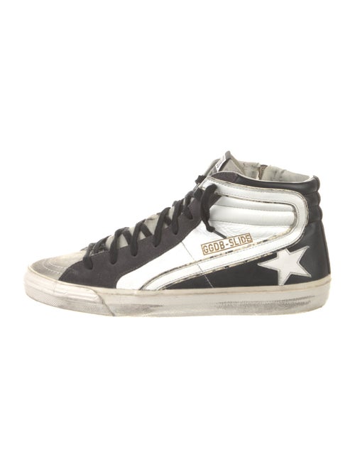 Golden Goose Suede Printed Sneakers