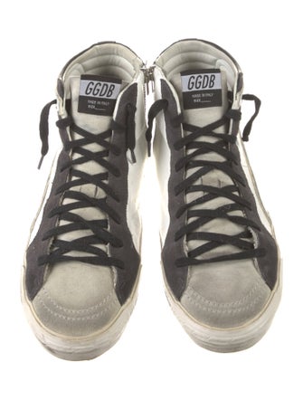 Golden Goose Suede Printed Sneakers