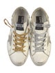 Golden Goose Leather Distressed Accents Sneakers