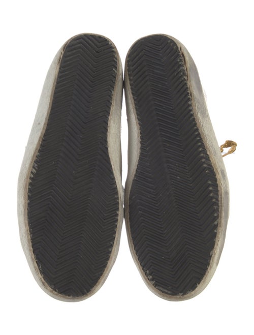 Golden Goose Leather Distressed Accents Sneakers