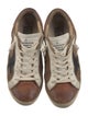 Golden Goose Suede Colorblock Pattern Sneakers