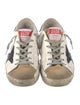 Golden Goose Leather Animal Print Sneakers