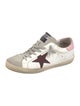 Golden Goose Leather Colorblock Pattern Sneakers