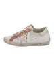 Golden Goose Leather Colorblock Pattern Sneakers