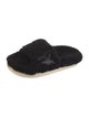 Golden Goose Shearling Distressed Accents Slides