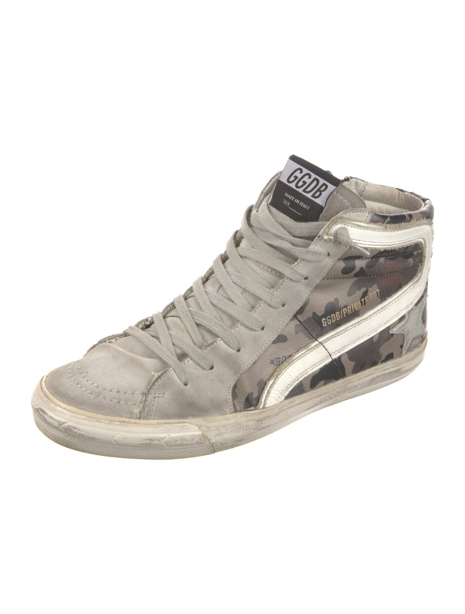 Golden Goose Suede Printed Sneakers