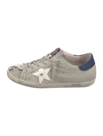 Golden Goose Suede Printed Sneakers
