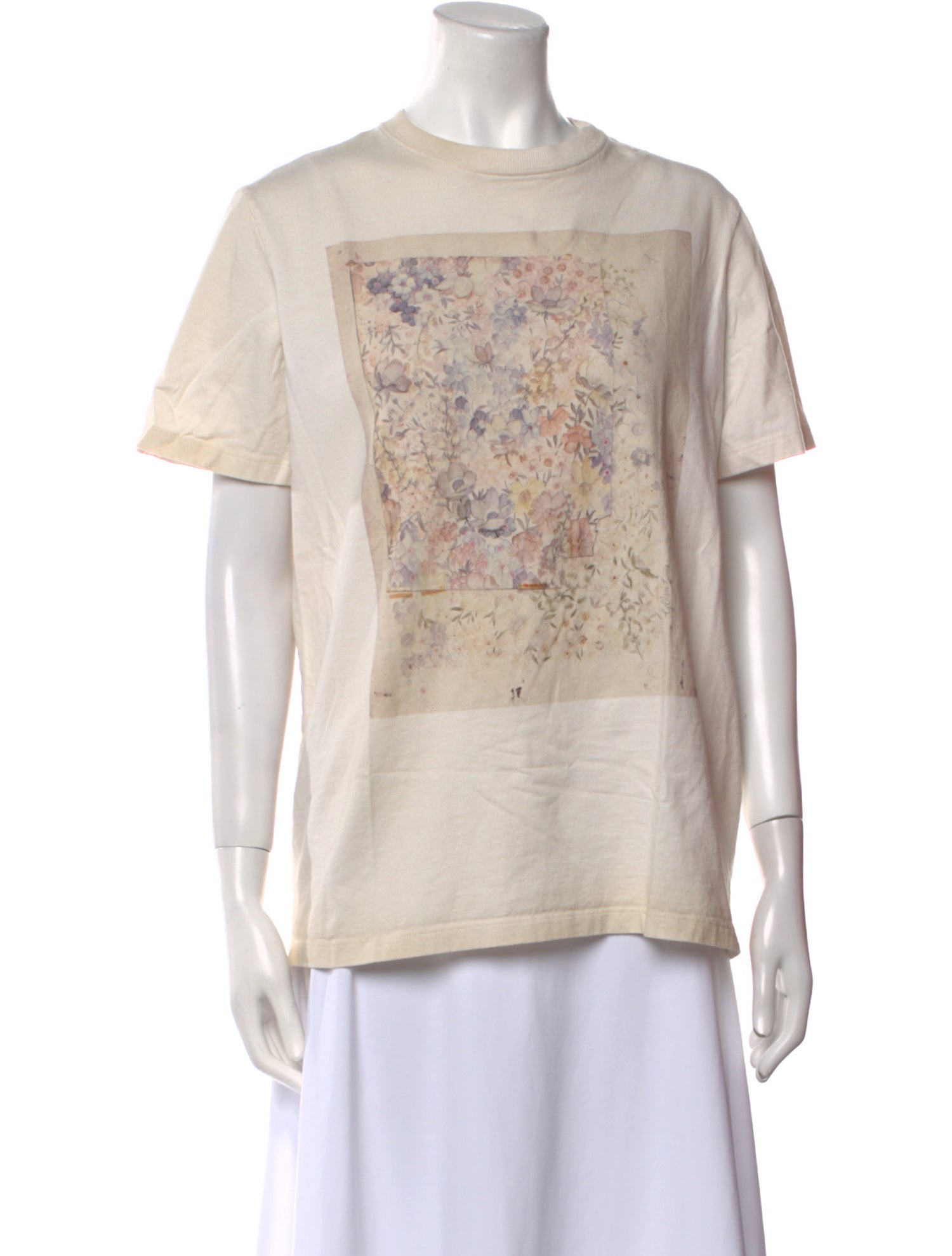 Golden Goose Graphic Print Bateau Neckline T-Shirt