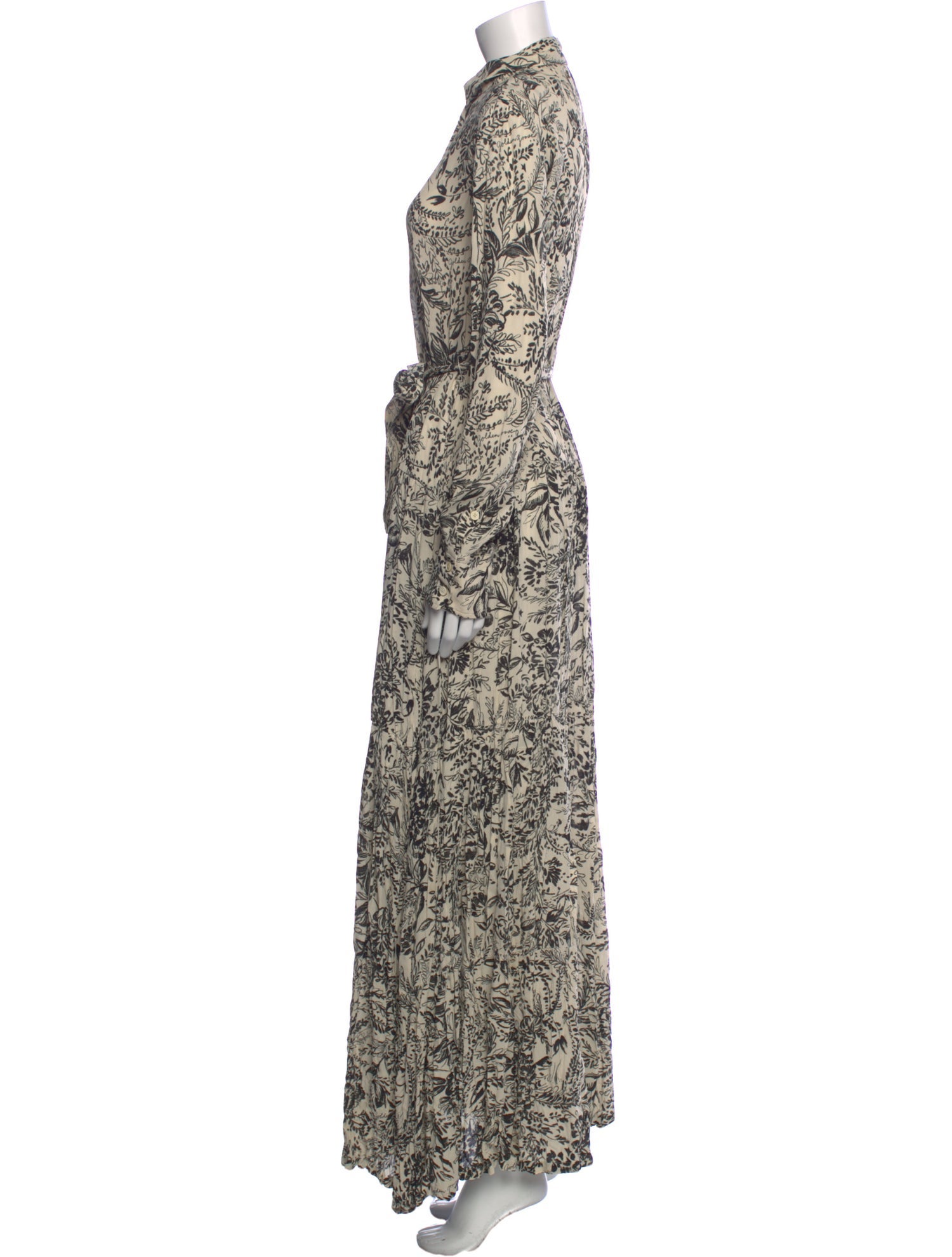 Golden Goose Printed Long Dress