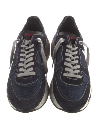 Golden Goose Suede Printed Athletic Sneakers