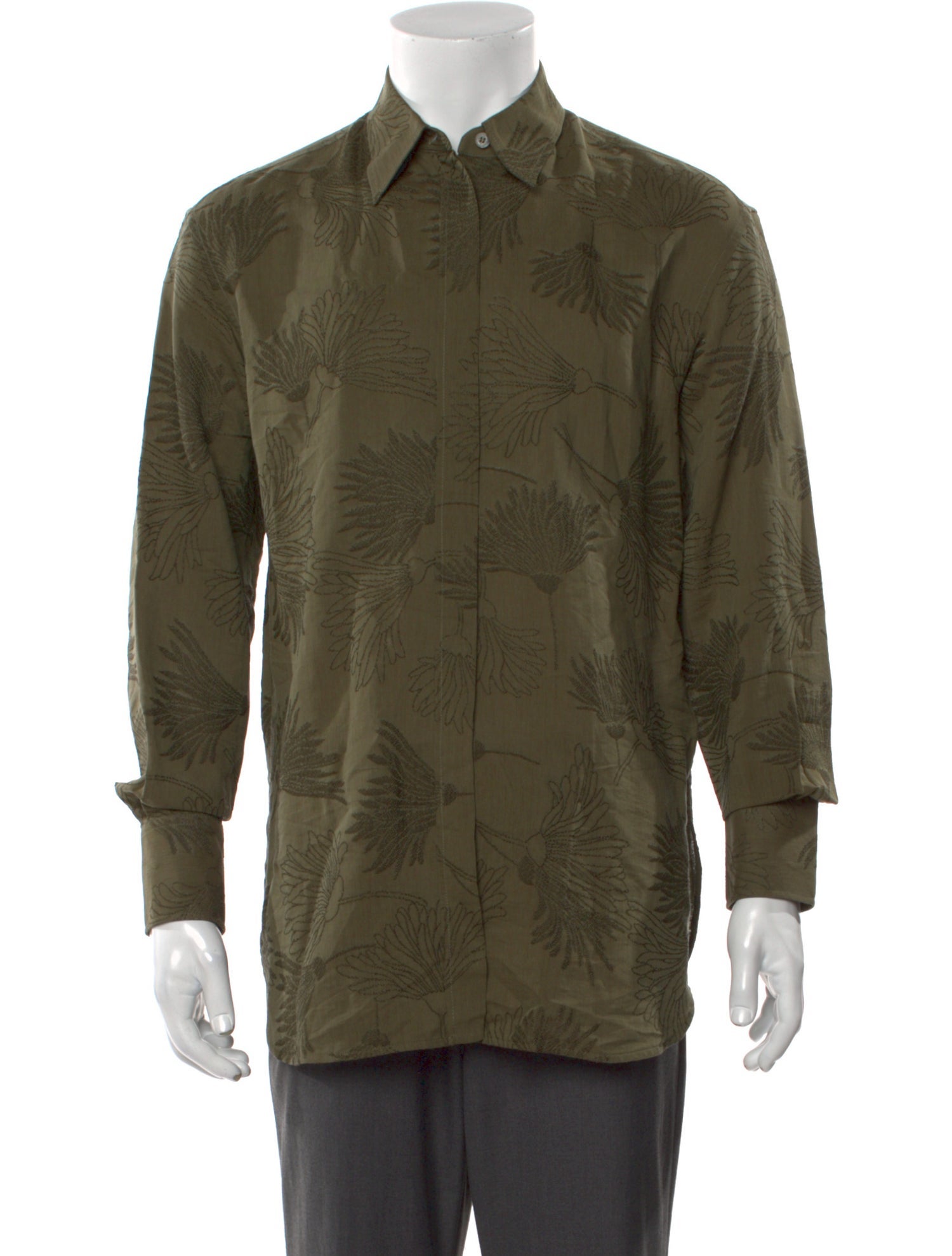 Golden Goose Printed Long Sleeve Shirt