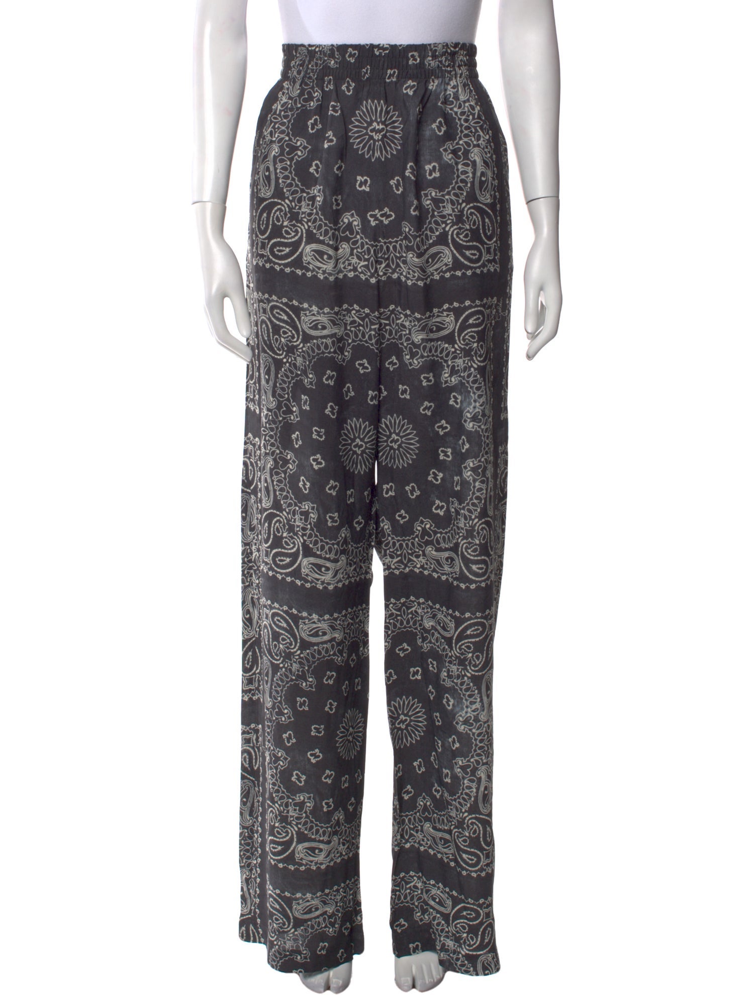 Golden Goose Paisley Print Wide Leg Pants