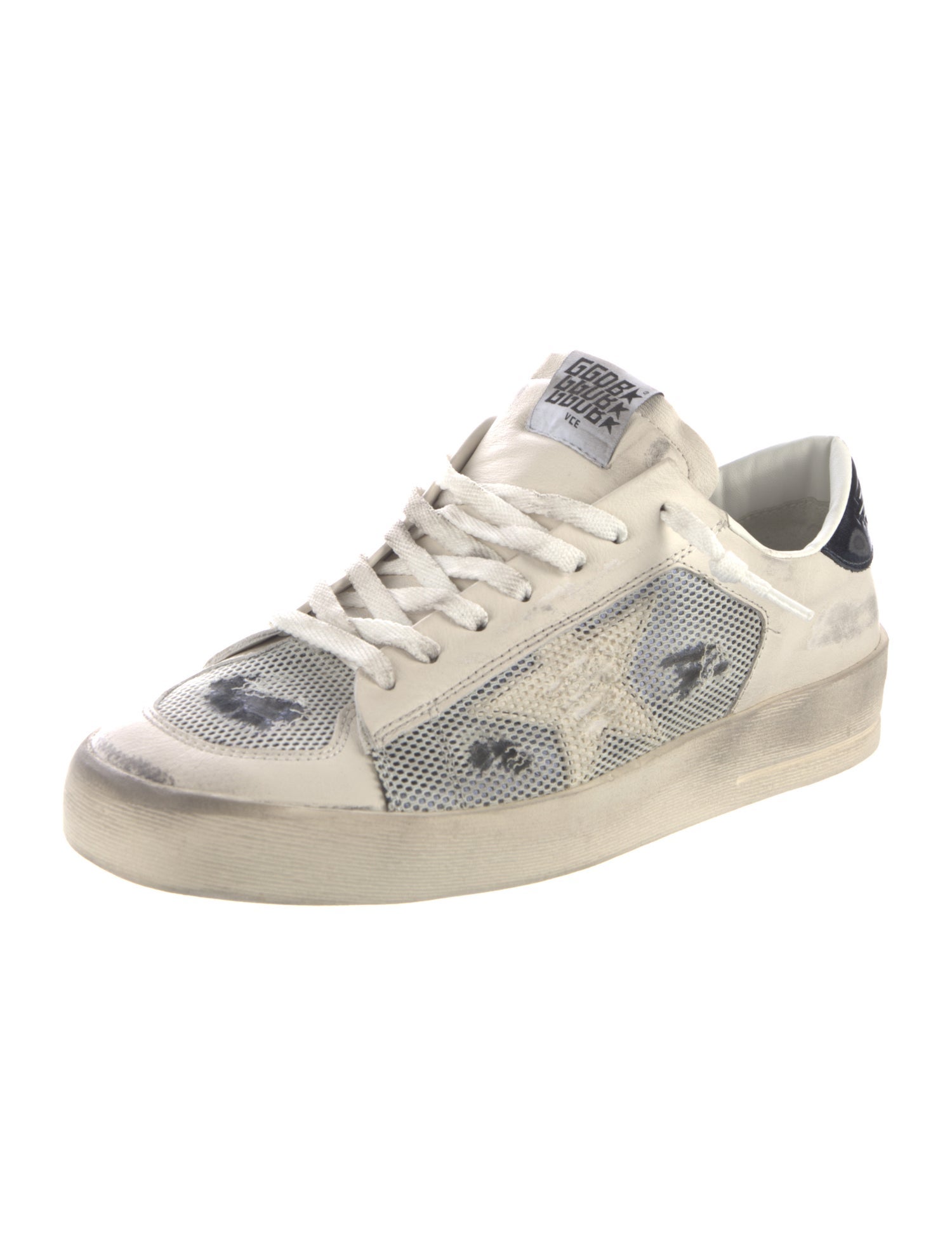 Golden Goose Leather Patterned Sneakers w/ Tags