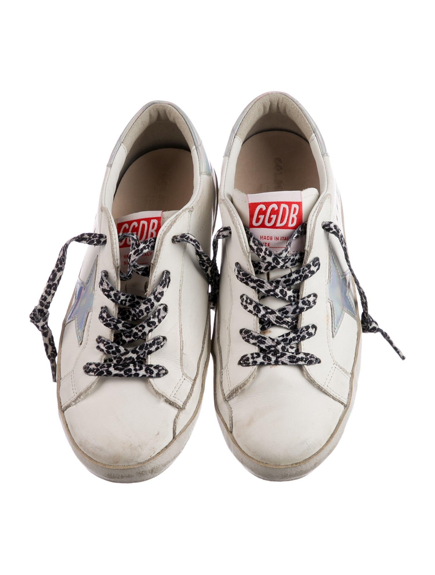 Golden Goose Girls' Iridescent-Trimmed Super-Star Sneaker