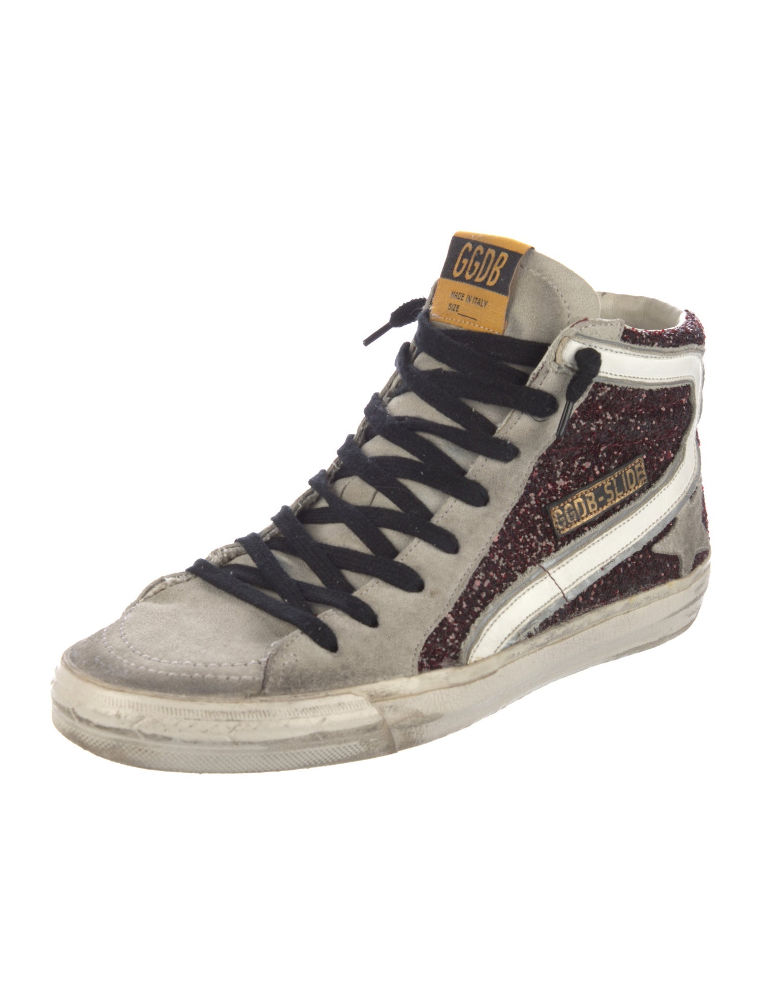 Golden Goose Suede Printed Sneakers