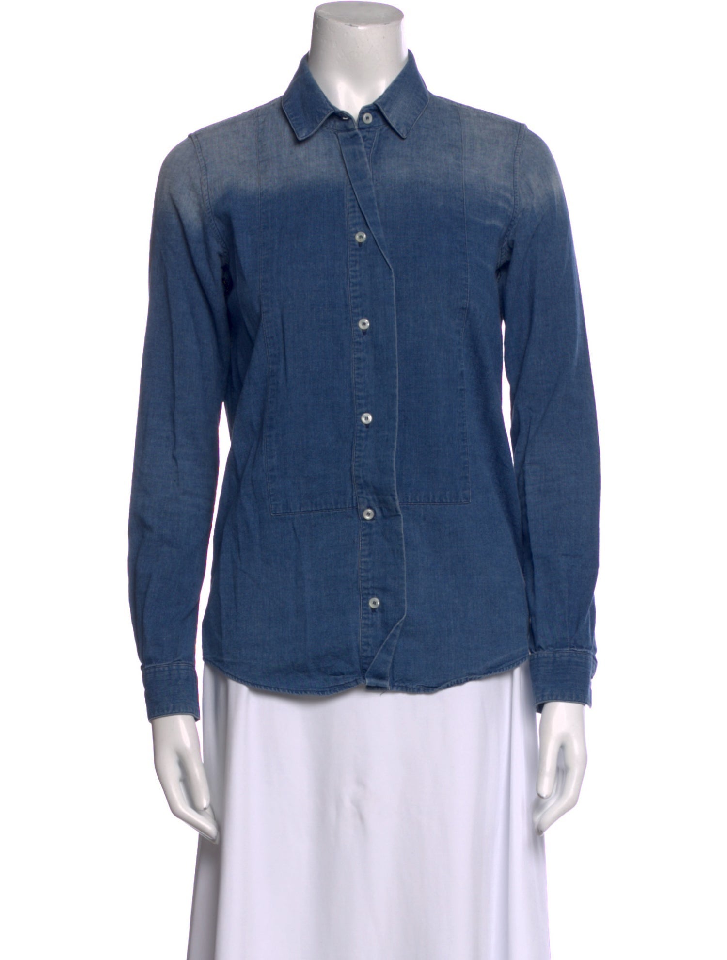 Golden Goose Long Sleeve Button-Up Top