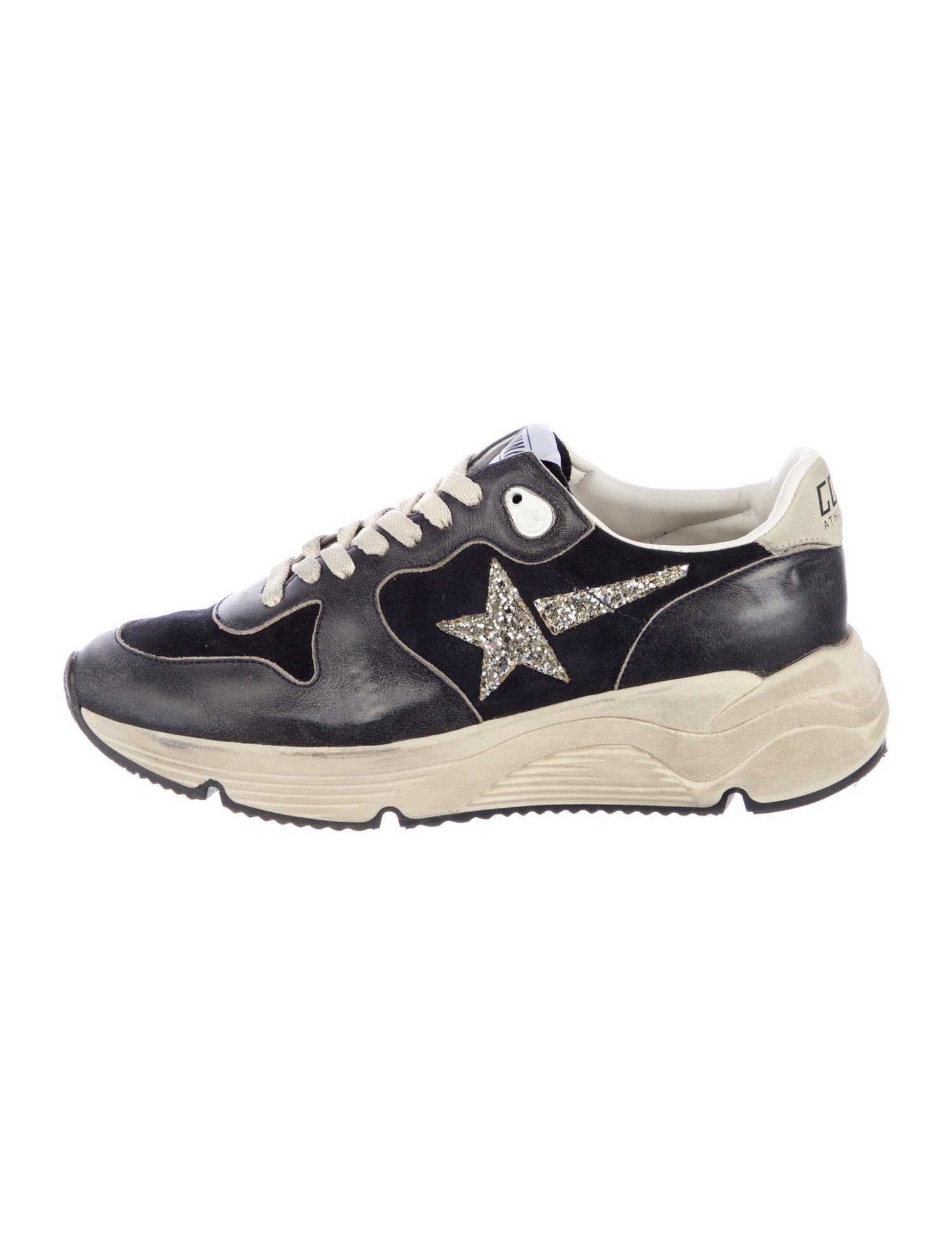 Golden Goose Suede Printed Sneakers