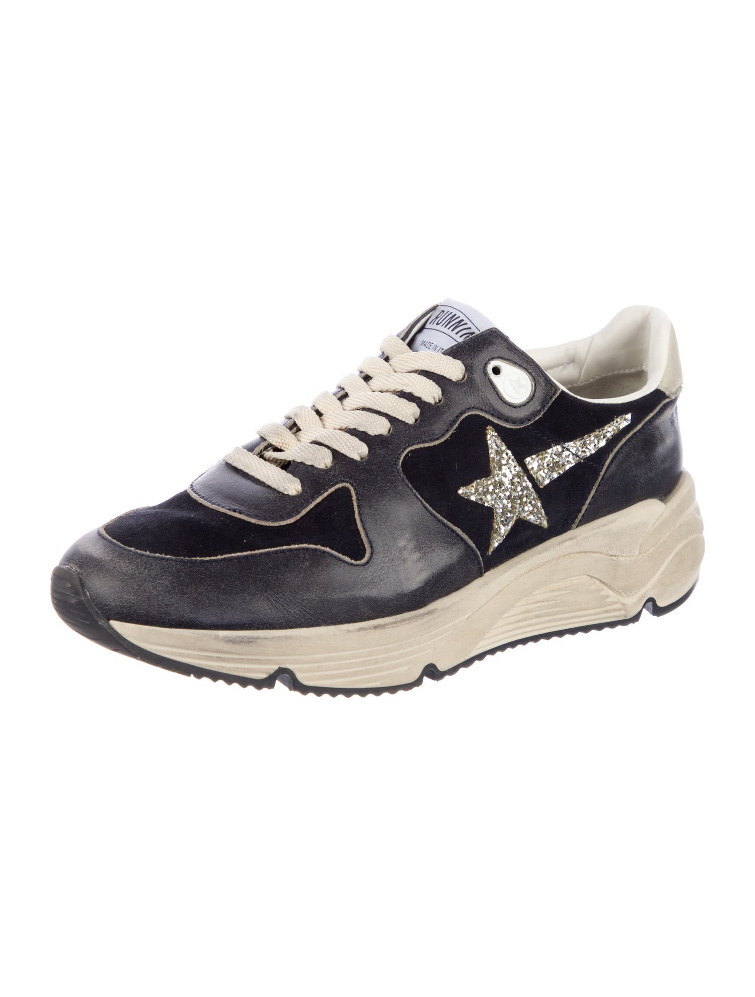 Golden Goose Suede Printed Sneakers
