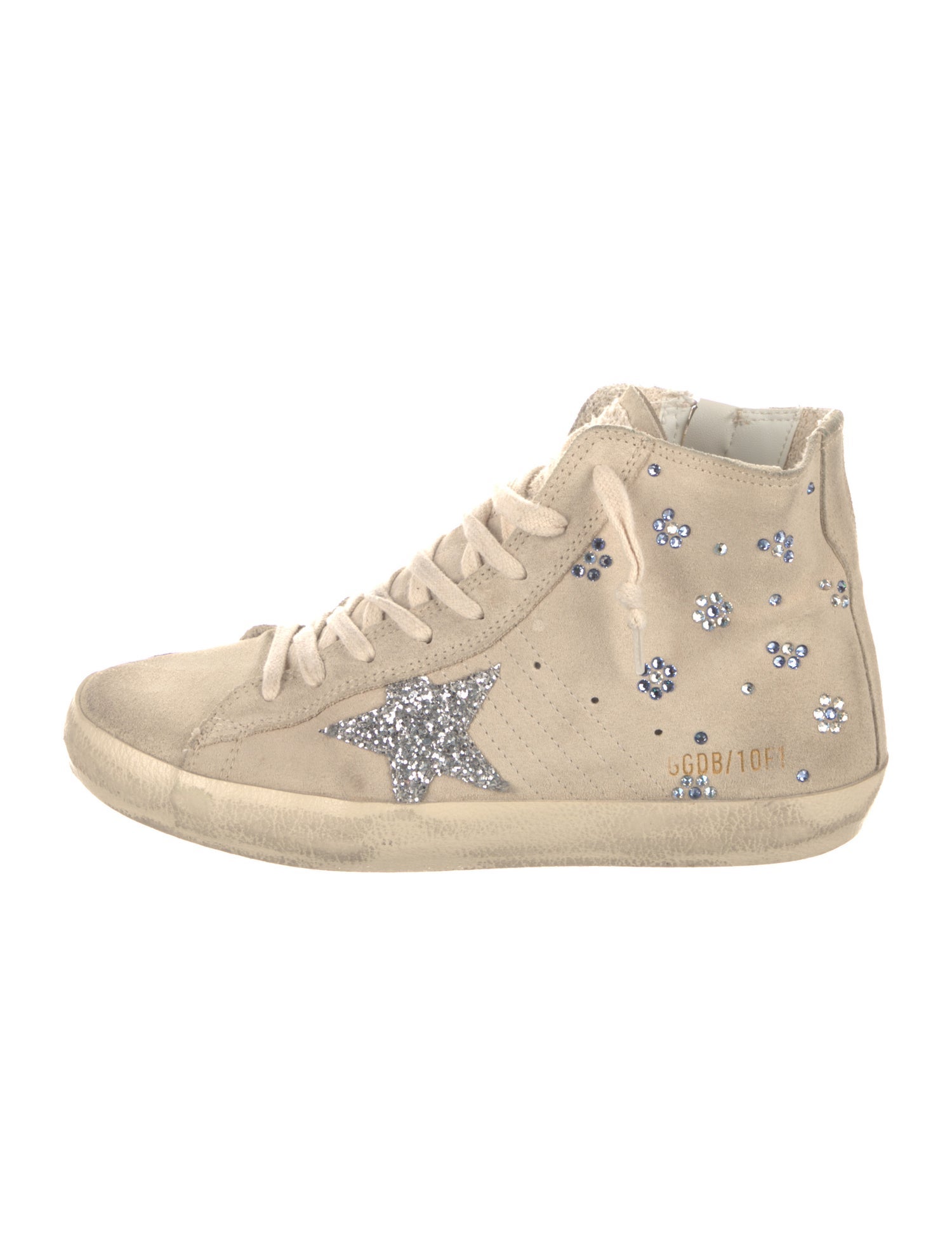 Golden Goose Suede Printed Sneakers